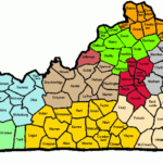 Printable Kentucky County Map Kentucky Counties Map