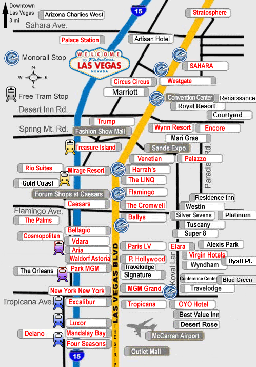 Printable Map Of Las Vegas Strip Hotels And Casinos Info Printable Map Of Las Vegas Strip Hotels And Casinos Info