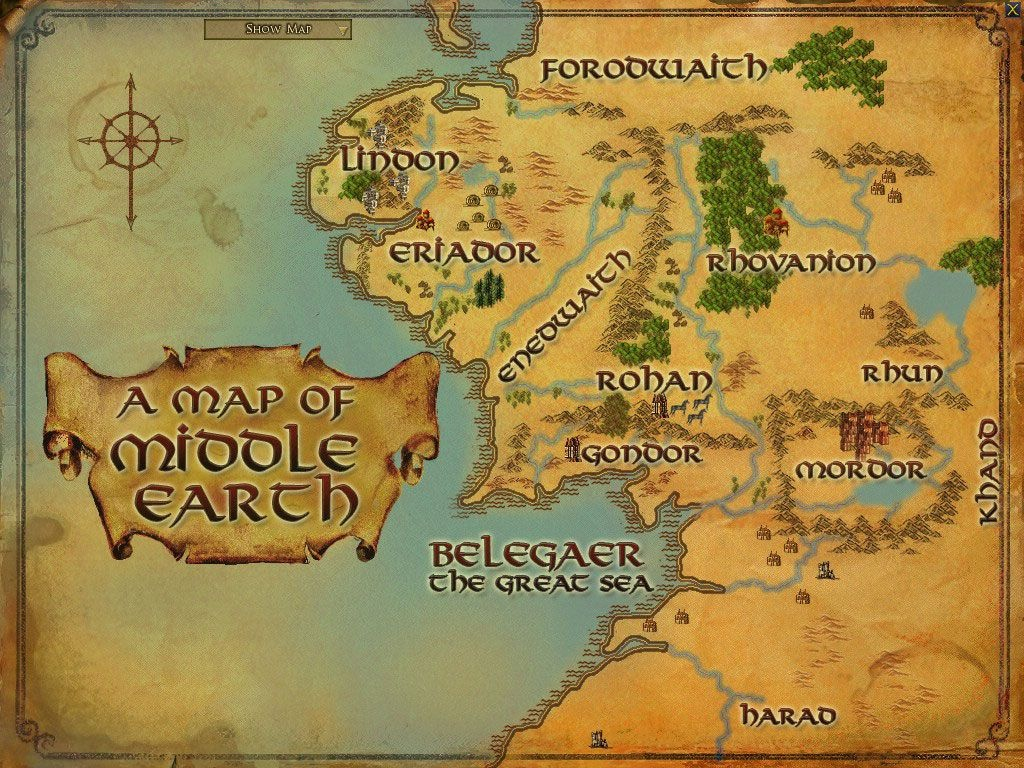 Printable Map Of Middle Earth Printable Maps