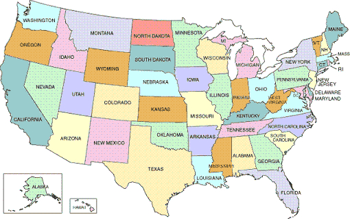 Printable Map Of USA – Printable Map of The United States