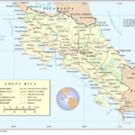 Printable Road Map Of Costa Rica Map Of Costa Rica