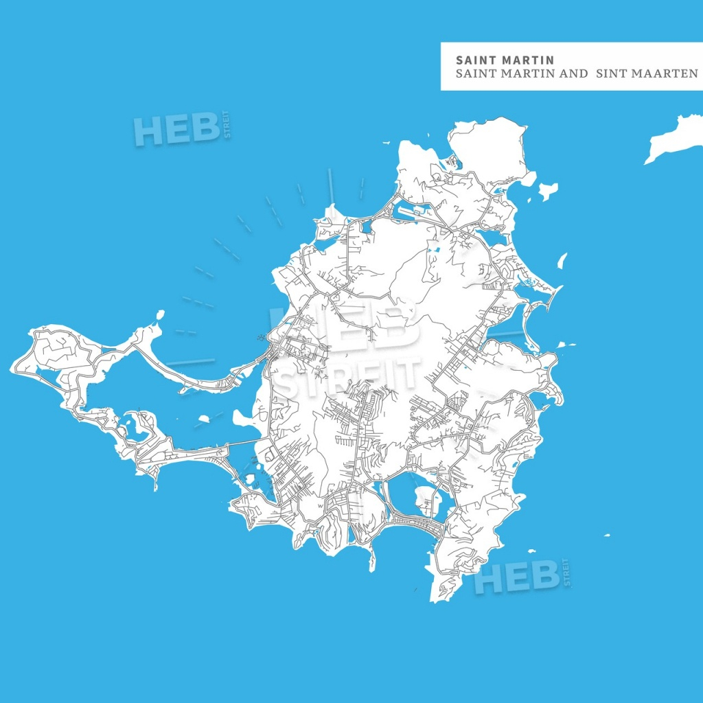 Printable Road Map Of St Maarten Free Printable Maps