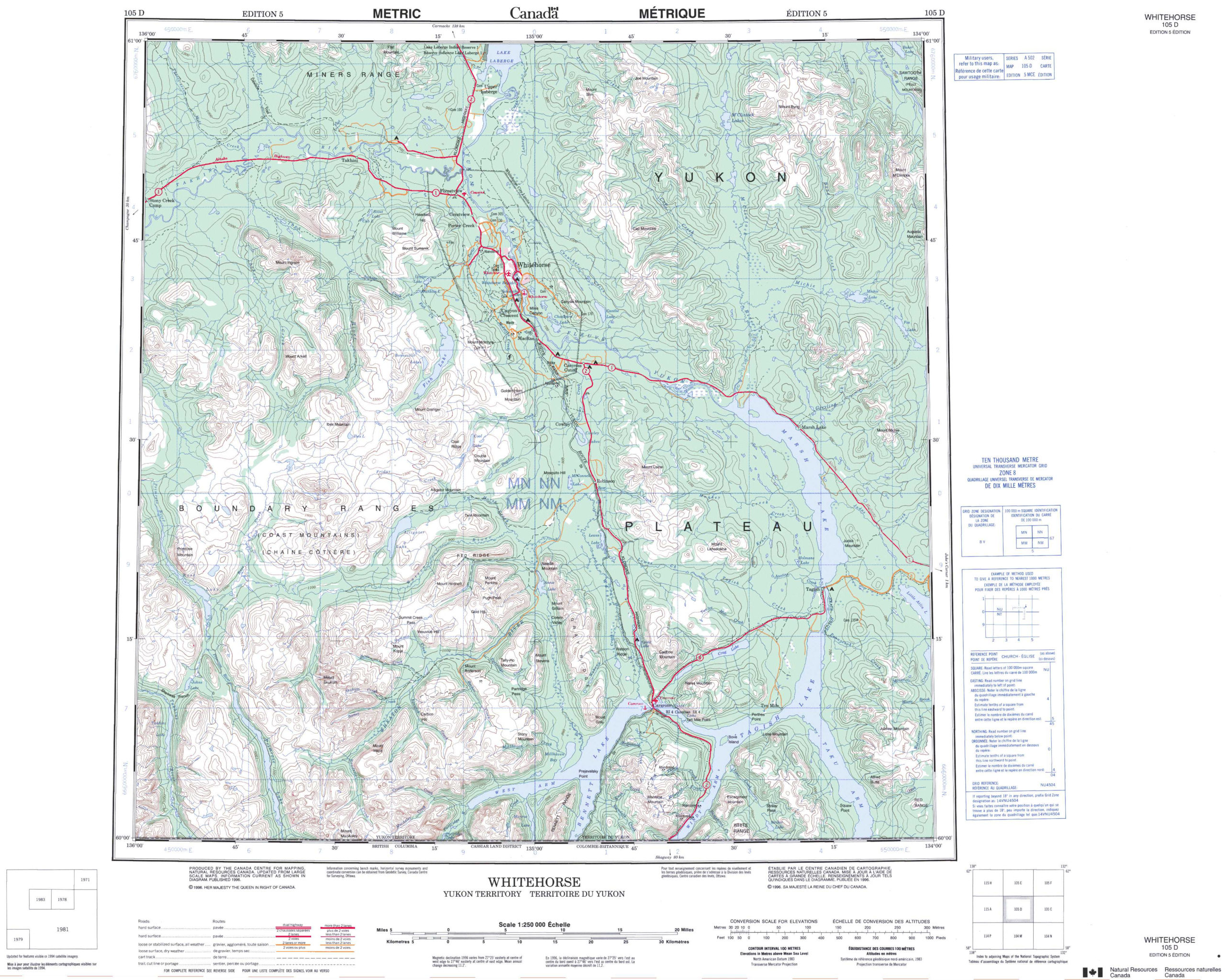 Printable Topographic Map Of Vancouver 092G Bc Free 