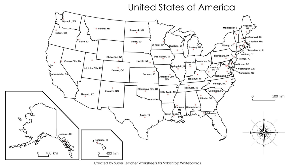 Printable Us Map With States Pdf Printable US Maps