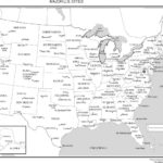 Printable USA Blank Map PDF