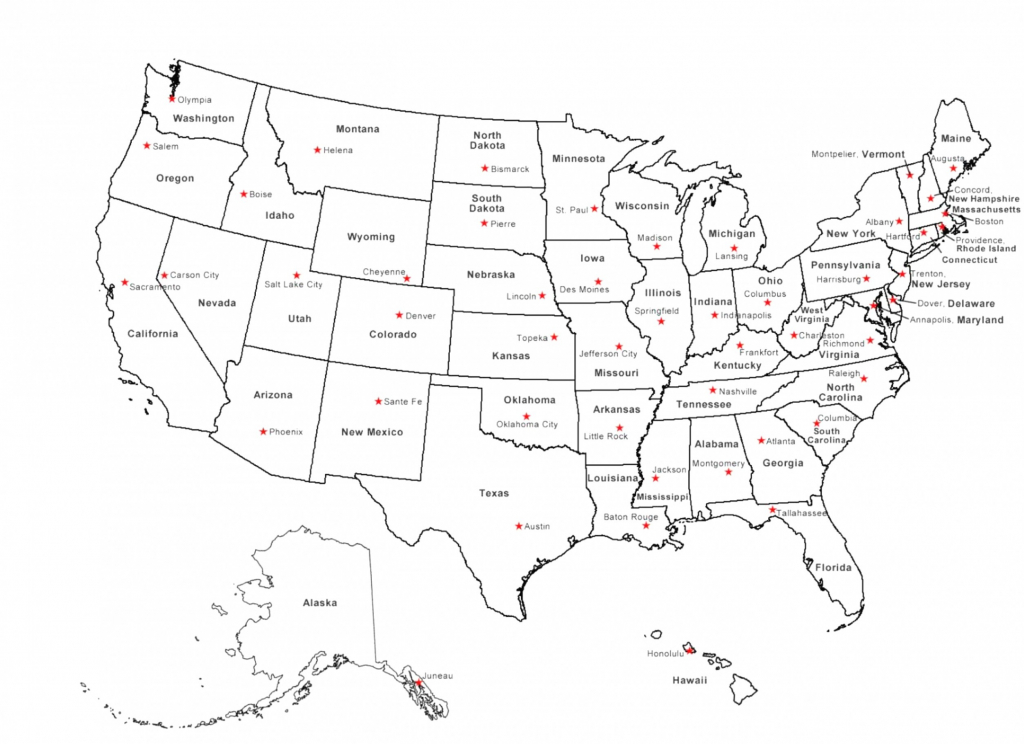 Printable Usa Map With State Names Printable US Maps