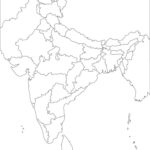Royalty Free Printable Blank India Map With