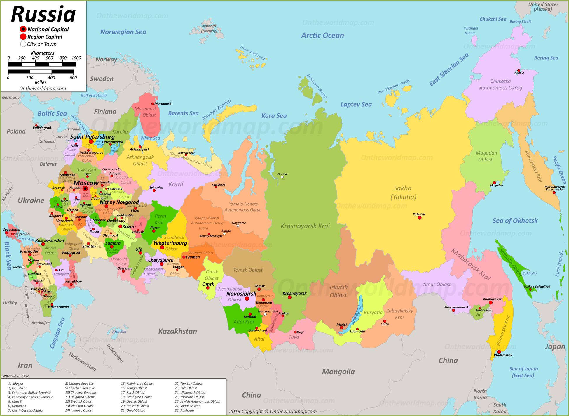 Russia Maps Maps Of Russia Russian Federation 