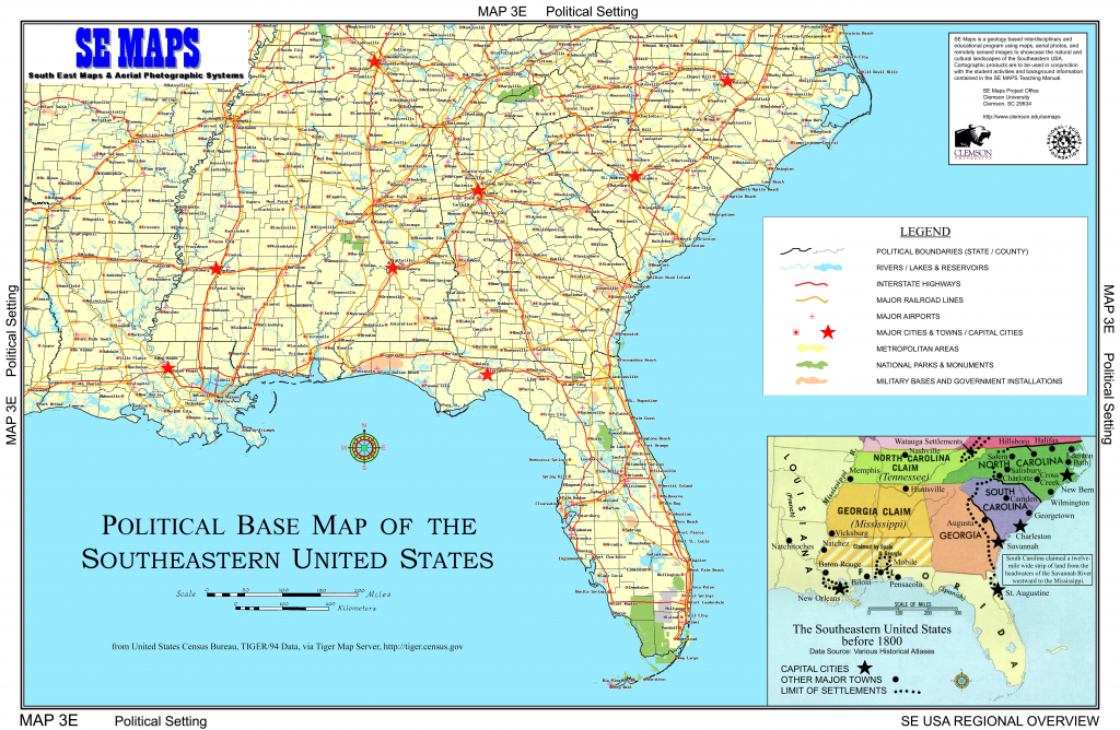 Southeastern United States Atlas Wall Map Maps Southeastern United States Atlas Wall Map Maps