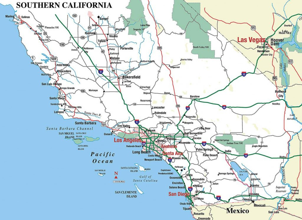 Southern California Aaccessmaps Detailed Map Of 
