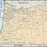 State And County Maps Of Oregon