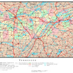 State Map Of Tennessee Printable Printable Maps