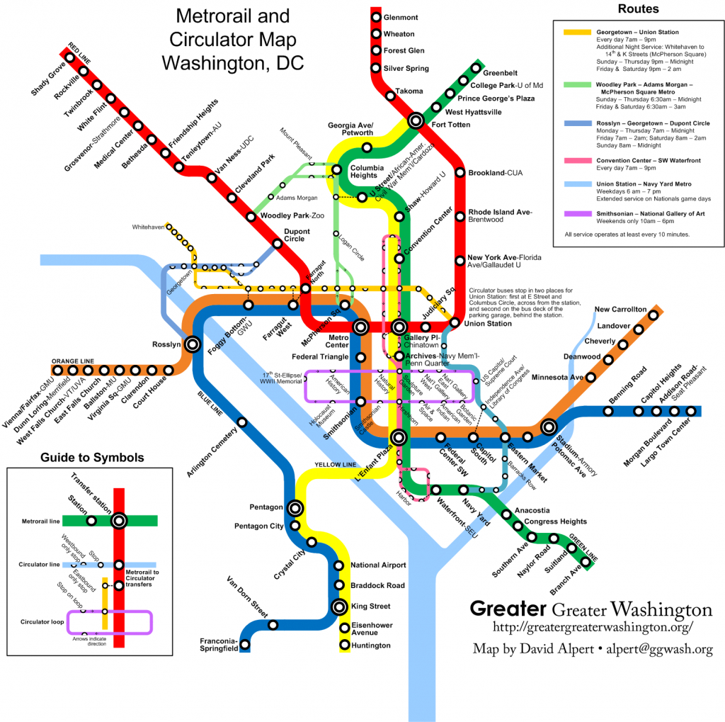 Washington Dc Subway Map Printable Free Printable Maps