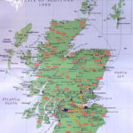 Wildlife Map Of Scotland Printkate Mclelland Shop