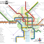 Wmata Washington Dc Metro Downtown Loop Line Subway
