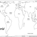 World Map Continents Outline Printable Printable Maps