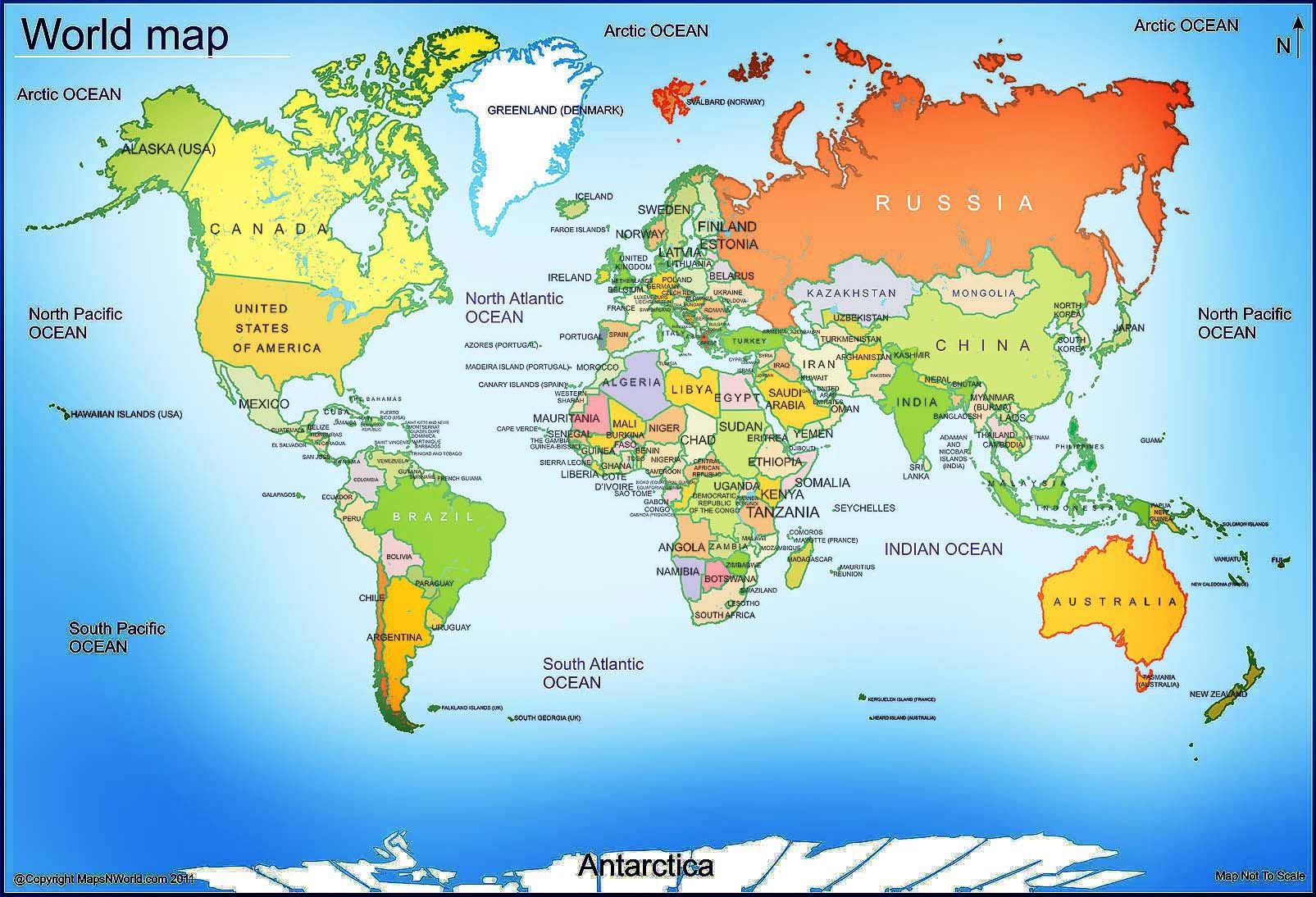 World Map Free Large Images Free Printable World Map 