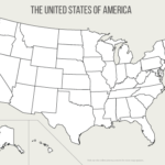 01 Blank Printable US States Map pdf Us State Map