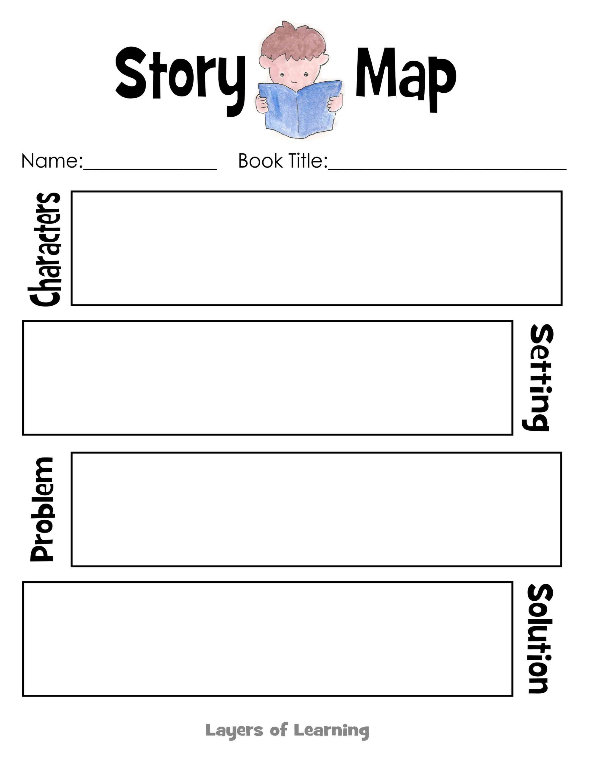 10 Best Of Printable Story Map 3rd Grade Printable Map