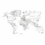 10 Best Printable World Map Not Labeled Printablee