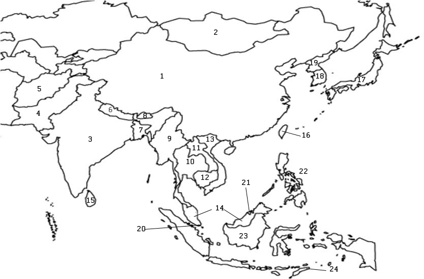 38 Free Printable Blank Continent Maps KittyBabyLove