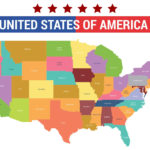 4 Best Printable USA Maps United States Colored