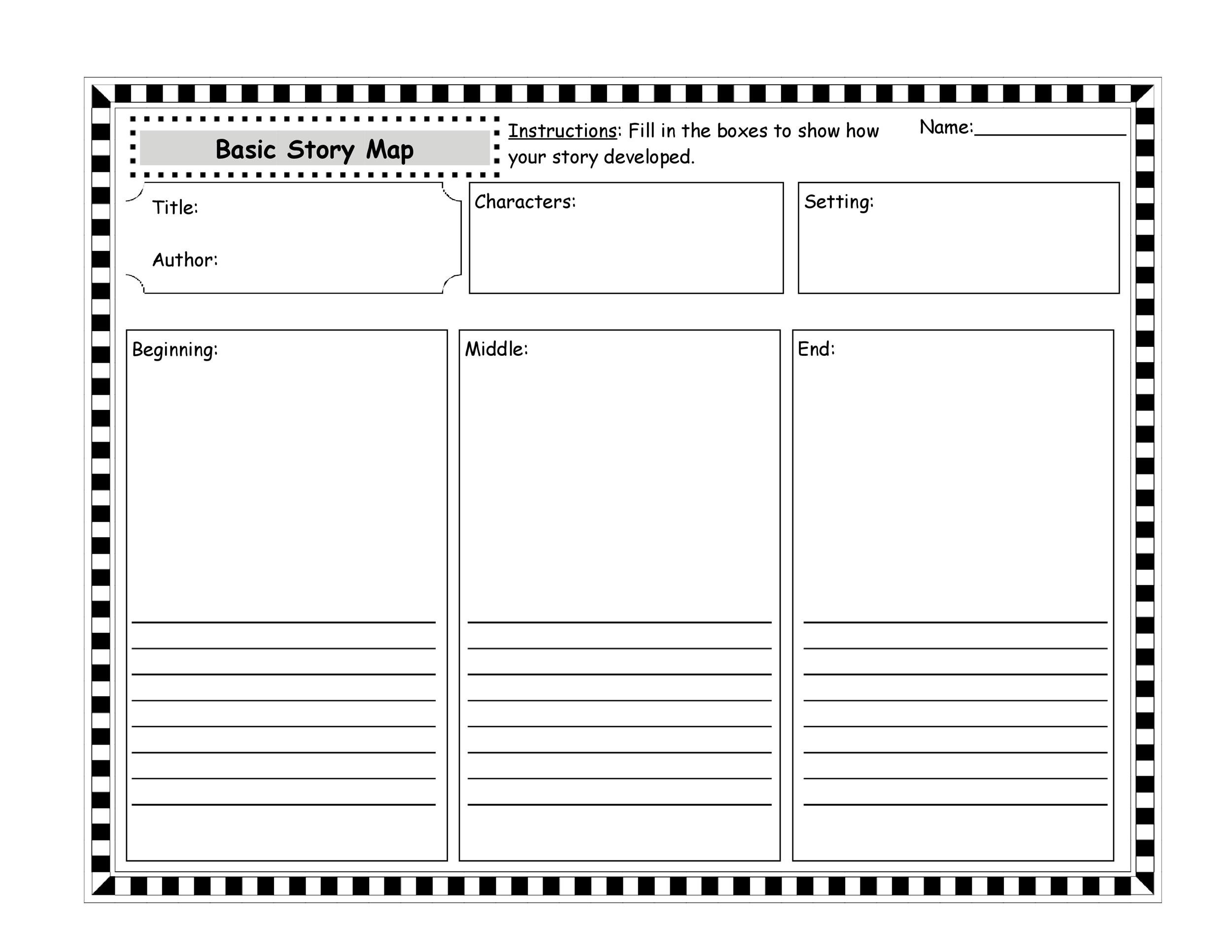 41 Free Printable Story Map Templates PDF Word 41 Free Printable Story Map Templates PDF Word