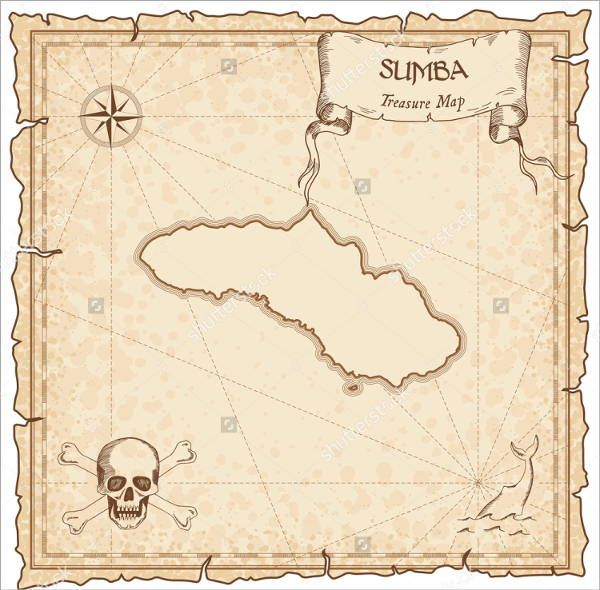 6 Treasure Map Templates Treasure Island Map Treasure 