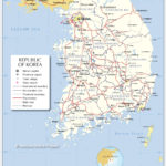 Administrative Map Of South Korea Nations Online Project