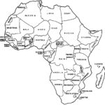 Africa Map Coloring Pages At GetColorings Free