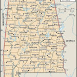 Alabama Maps And Atlases Map Alabama Political Map