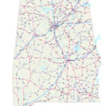 Alabama Maps Free Printable Alabama Road Maps