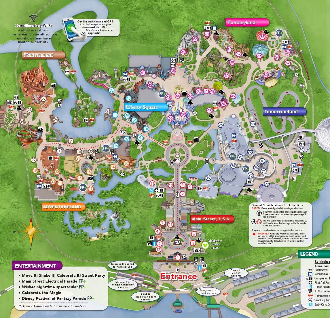 Amazing Printable Maps Of Disney World Derrick Website