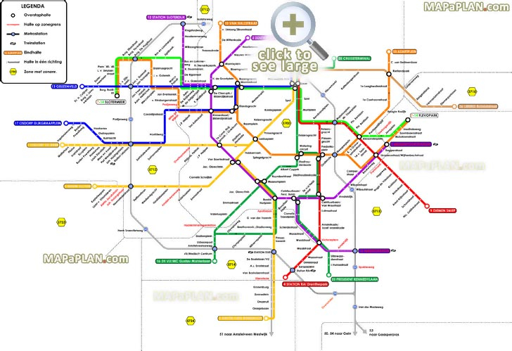 Amsterdam Maps Top Tourist Attractions Free Printable 