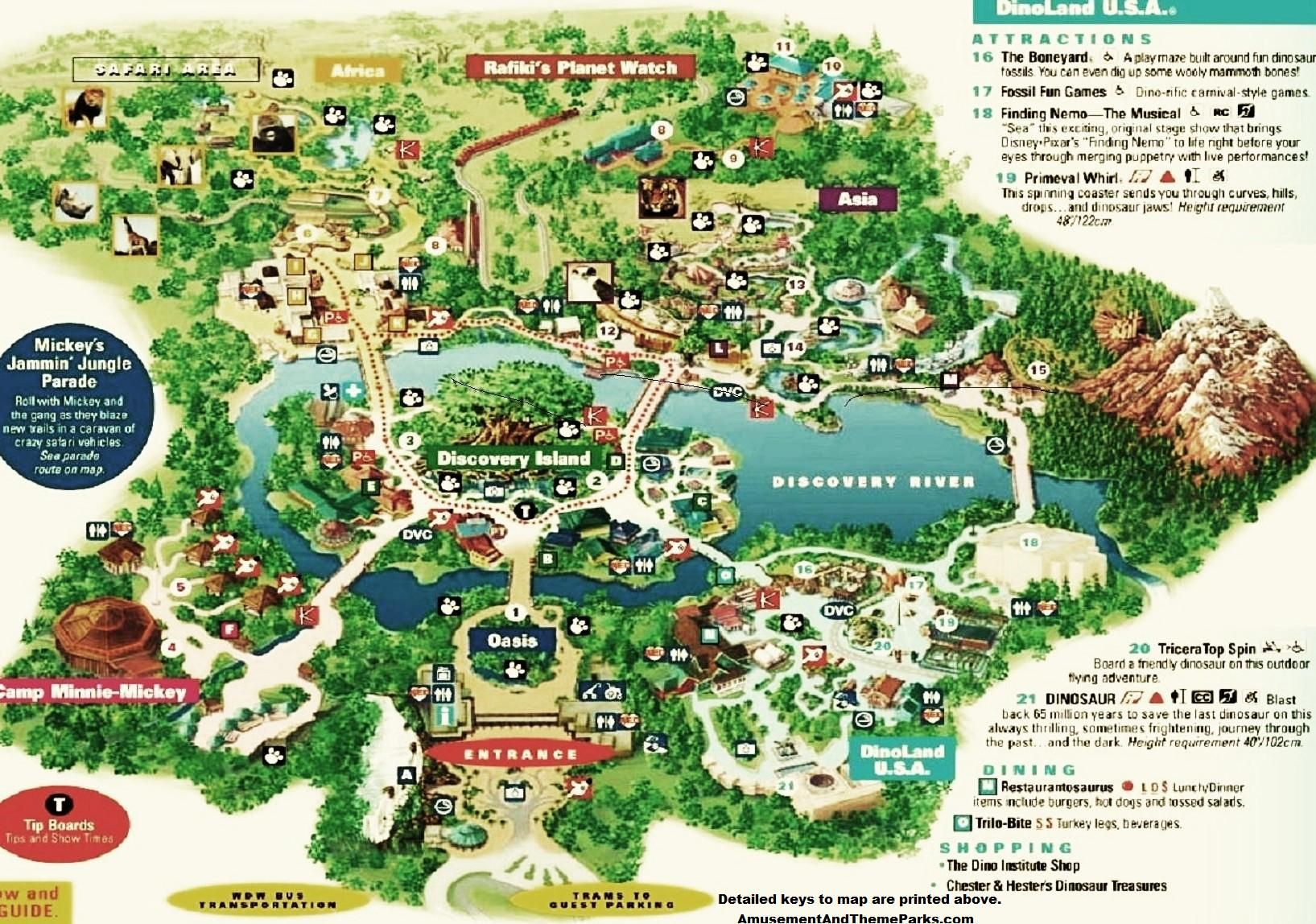 Animal Kingdom Map Disney World Trip Animal Kingdom 