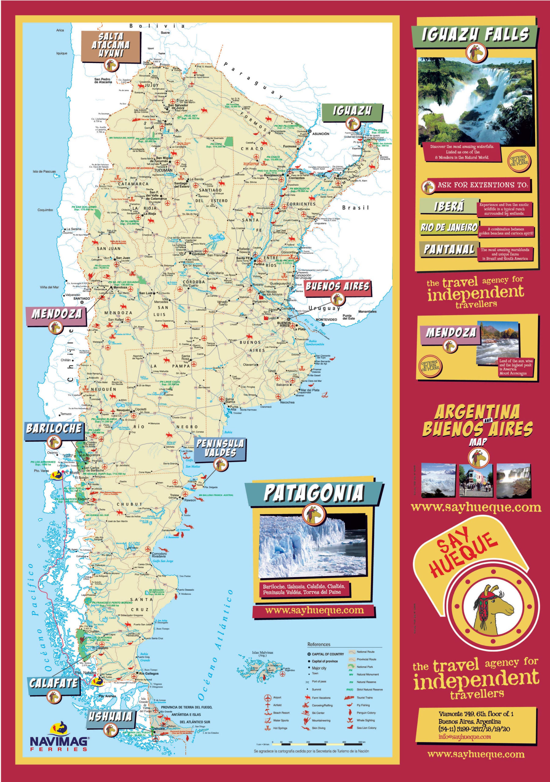 Argentina Maps Printable Maps Of Argentina For Download