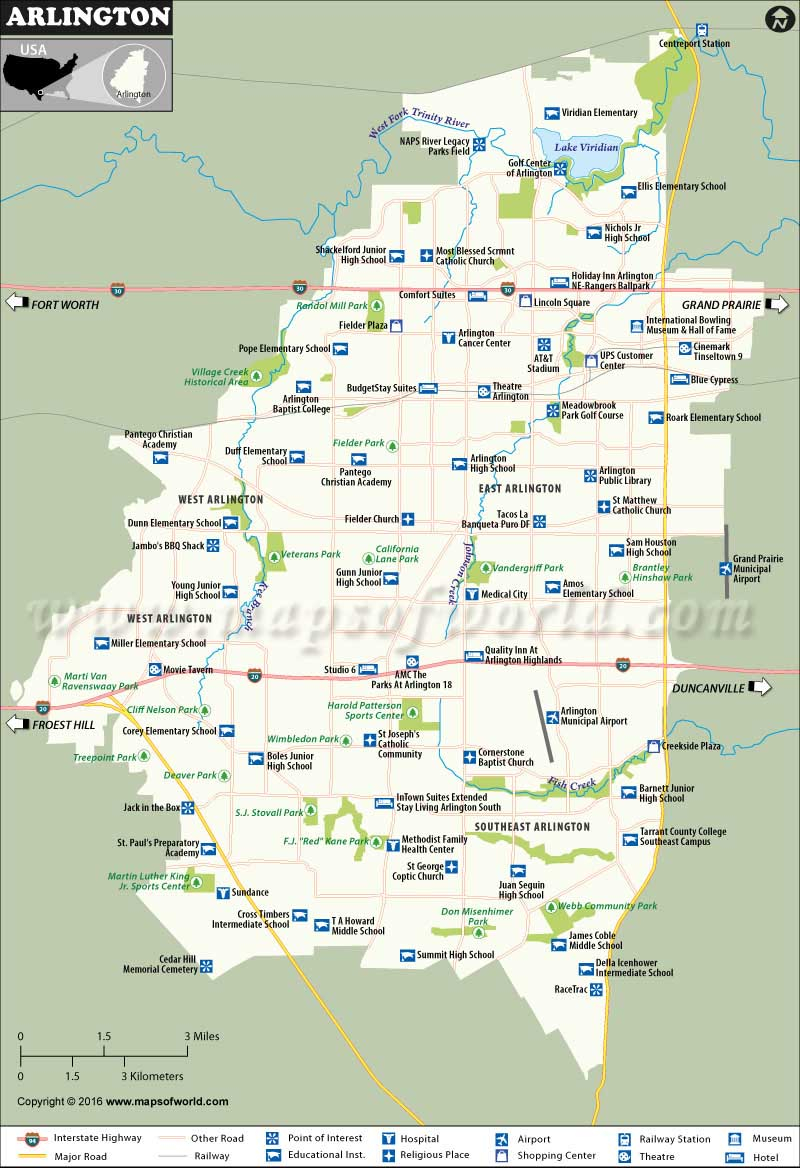 Arlington Map City Map Of Arlington Texas Arlington Map City Map Of Arlington Texas