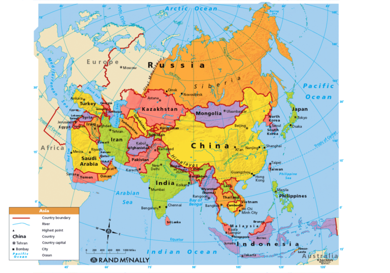 Asia Map Political Asia Maps Map Pictures
