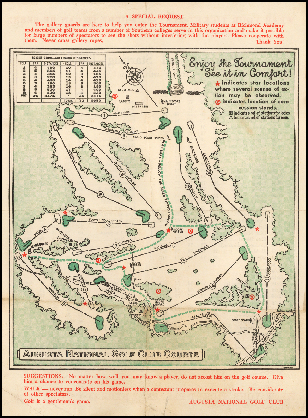 Augusta National Golf Club Course Barry Lawrence 