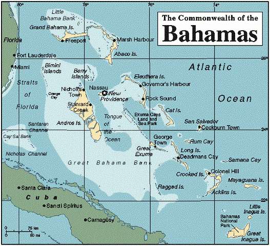 Bahamas Map Bahamas Map