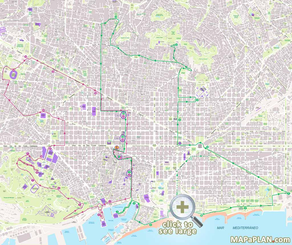 Barcelona Street Map Printable Printable Maps