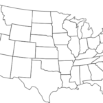 Black And White U s Map Clip Art At Clker Vector
