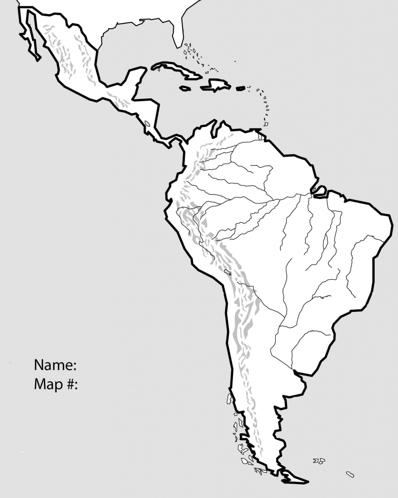 Blank Map Of Latin America Printable Printable Maps
