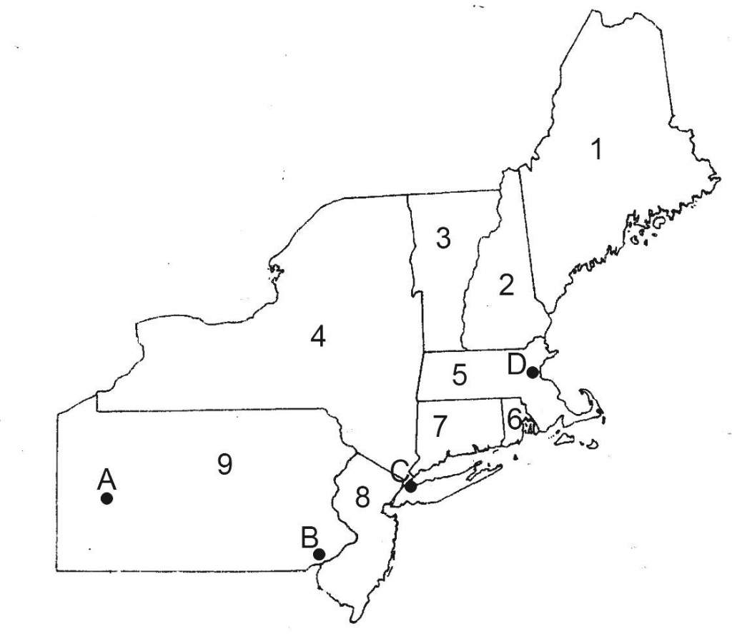 Blank Map Of Northeast States Northeastern Us Maps 