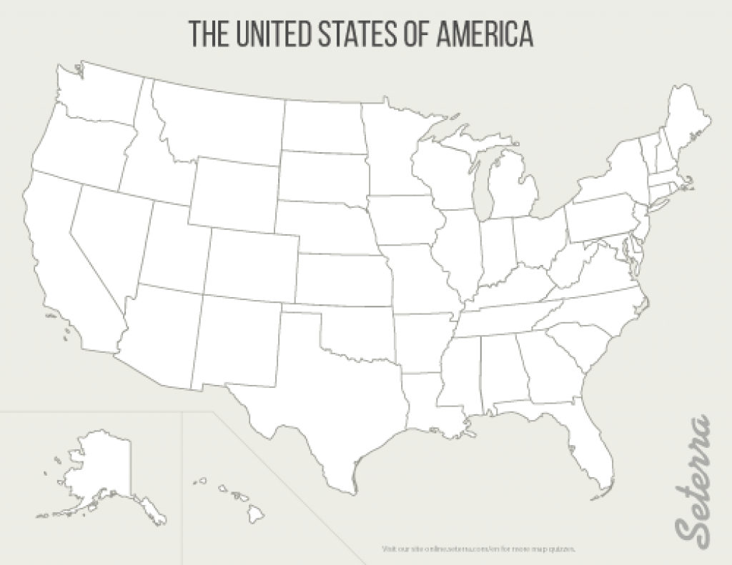 Blank Map Of The United States With Numbers Printable Map