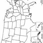 Blank Outline Map Of The United States Printable Map