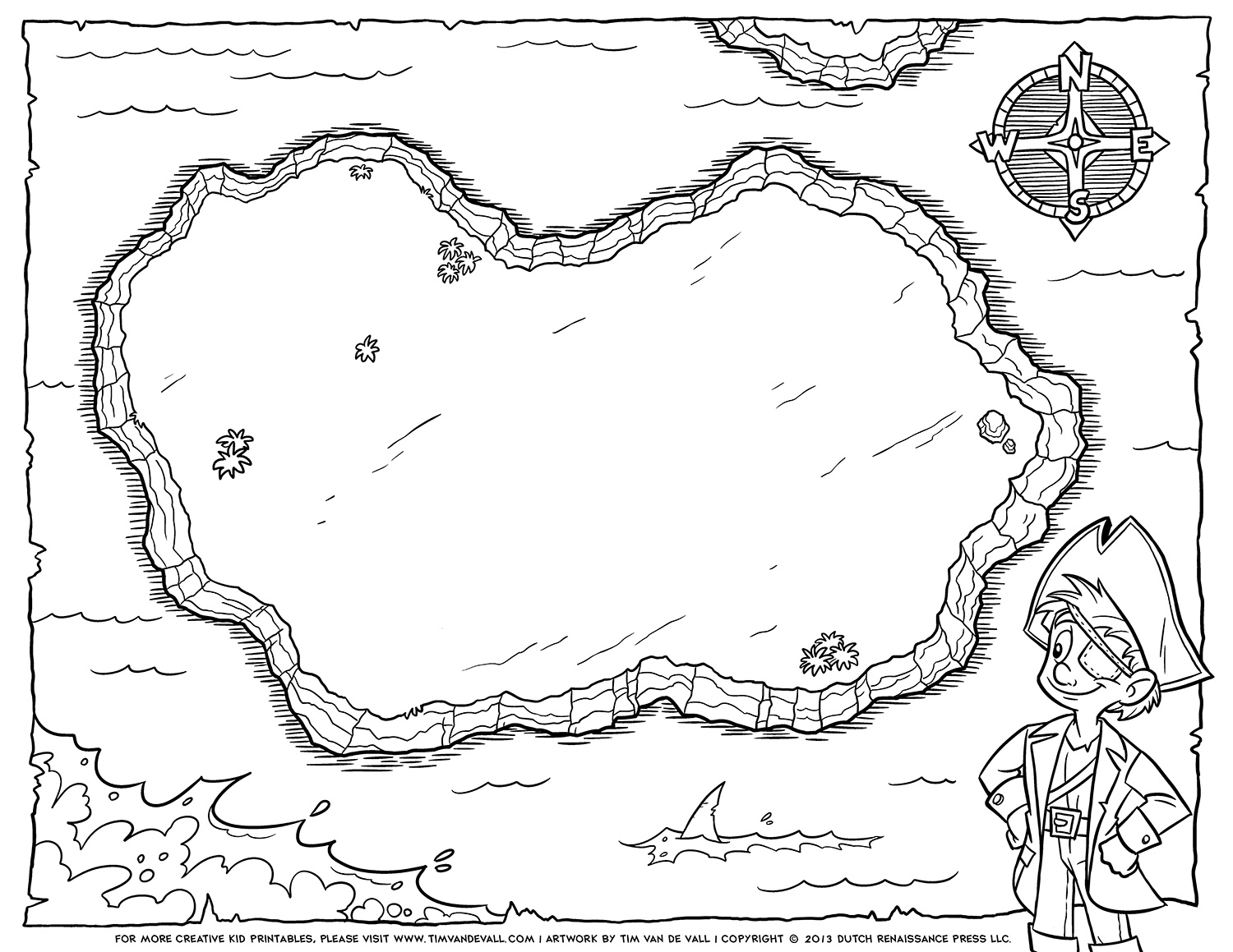 Blank Pirate Treasure Map Tim S Printables Blank Pirate Treasure Map Tim s Printables