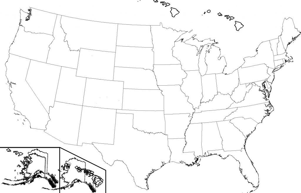 Blank State Map Pdf Printable Map