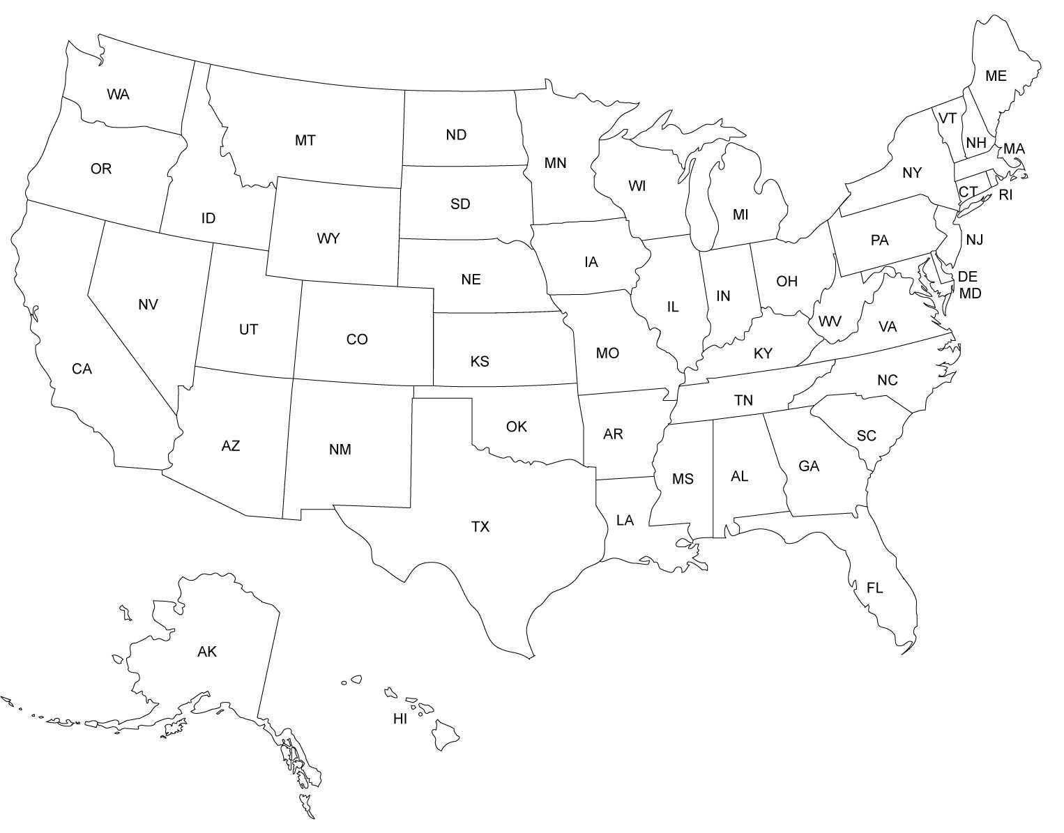 Blank US Map United States Blank Map United States Maps Blank US Map United States Blank Map United States Maps