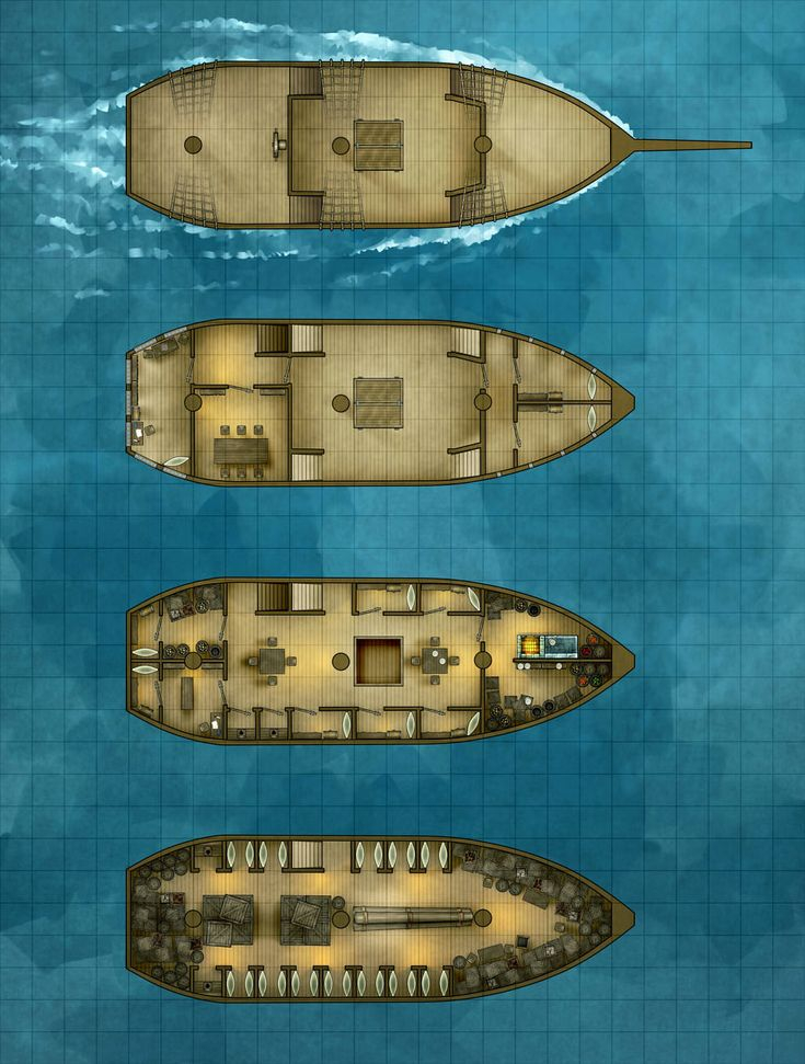 Boat Battlemaps Imgur Ship Map Dungeon Maps Tabletop 